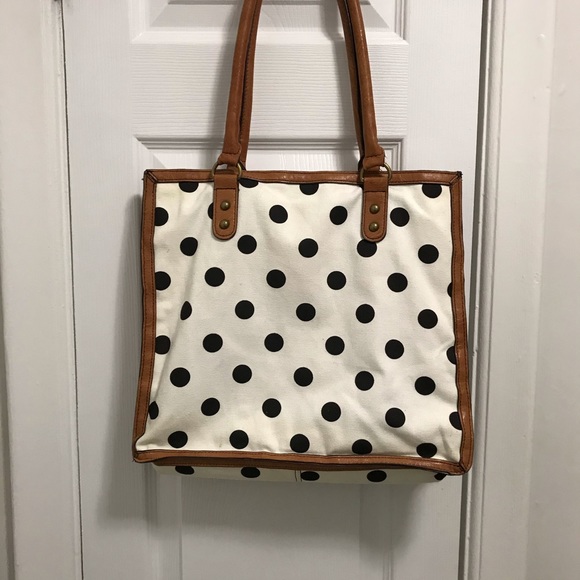 ALDO POLKA DOTTED TOTE BAG - Picture 3 of 10